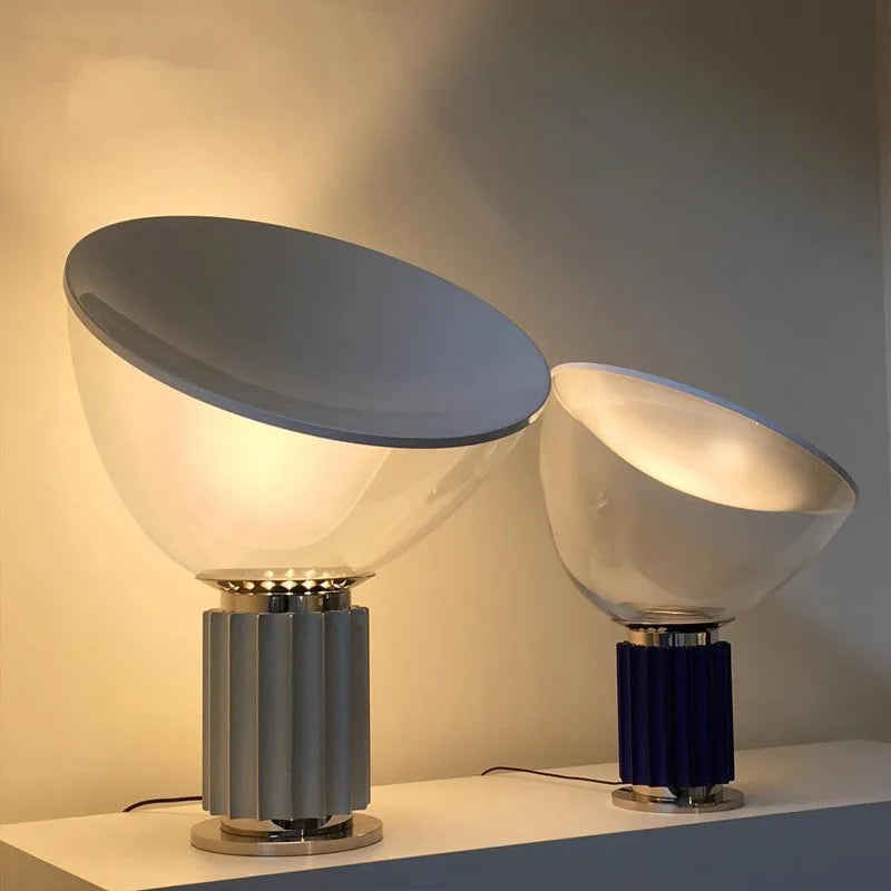 Italian Glass Led Table Light , Taccia Led Table Lamp , Creative Glass Bedside Table Lamps , Nordic Bedroom Table Lamp