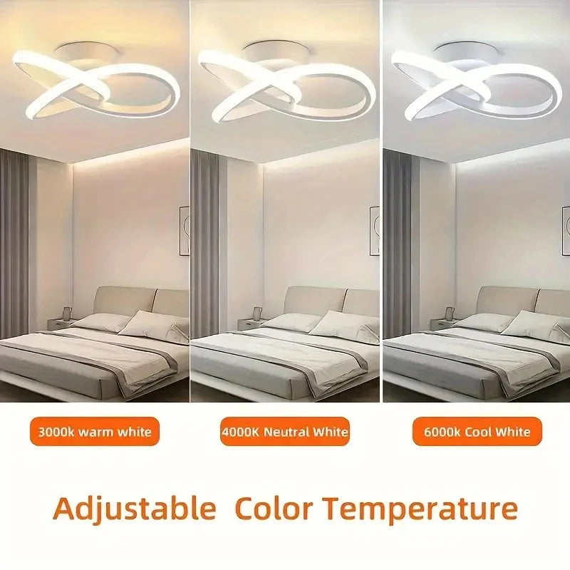 25cm LED Strip Aisle Ceiling Lights Iron corridor light 110-260V Modern 3 Color Balcony Entrance Staircase Home Decor Fixtures