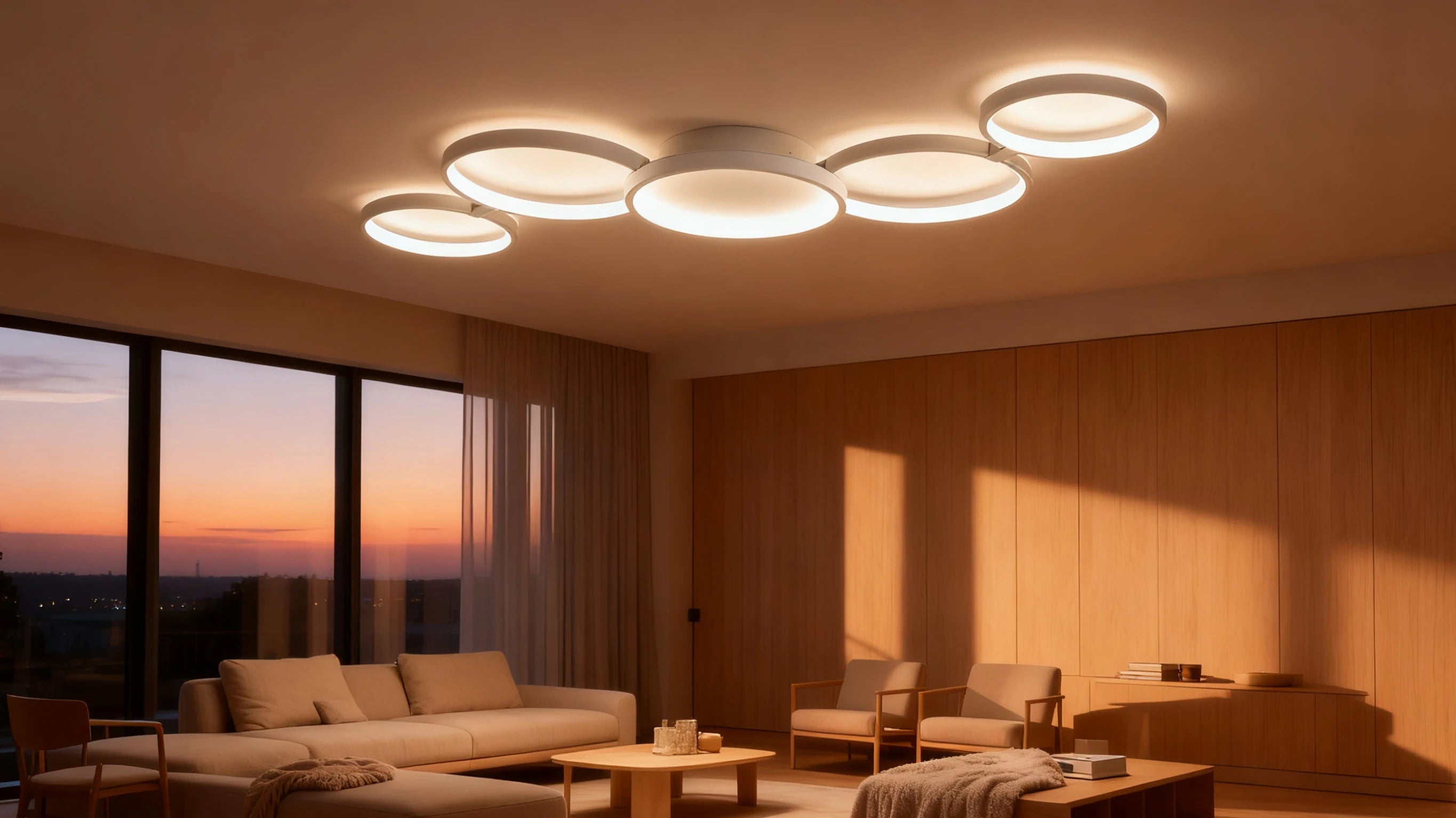 Led Ceiling Light 110V-220V 3 Colors App Bluetooth Dimming Modern Creativity Remote Control Living Room Bedroom Lamp