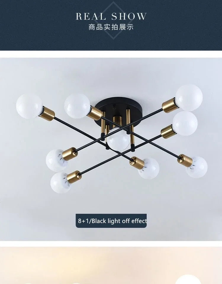JOYINLED Modern Creative Ceiling Lamp White Gold Living Room Bedroom, Dining Hall Corridor Home Decoration pendent hanging Lamp