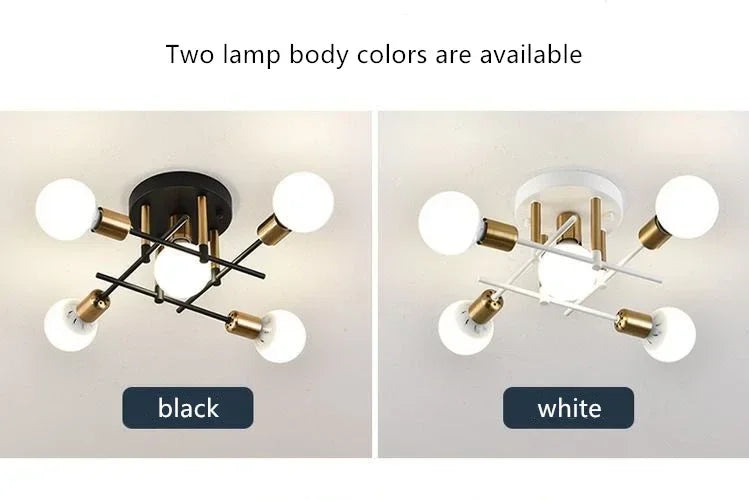 JOYINLED Modern Creative Ceiling Lamp White Gold Living Room Bedroom, Dining Hall Corridor Home Decoration pendent hanging Lamp