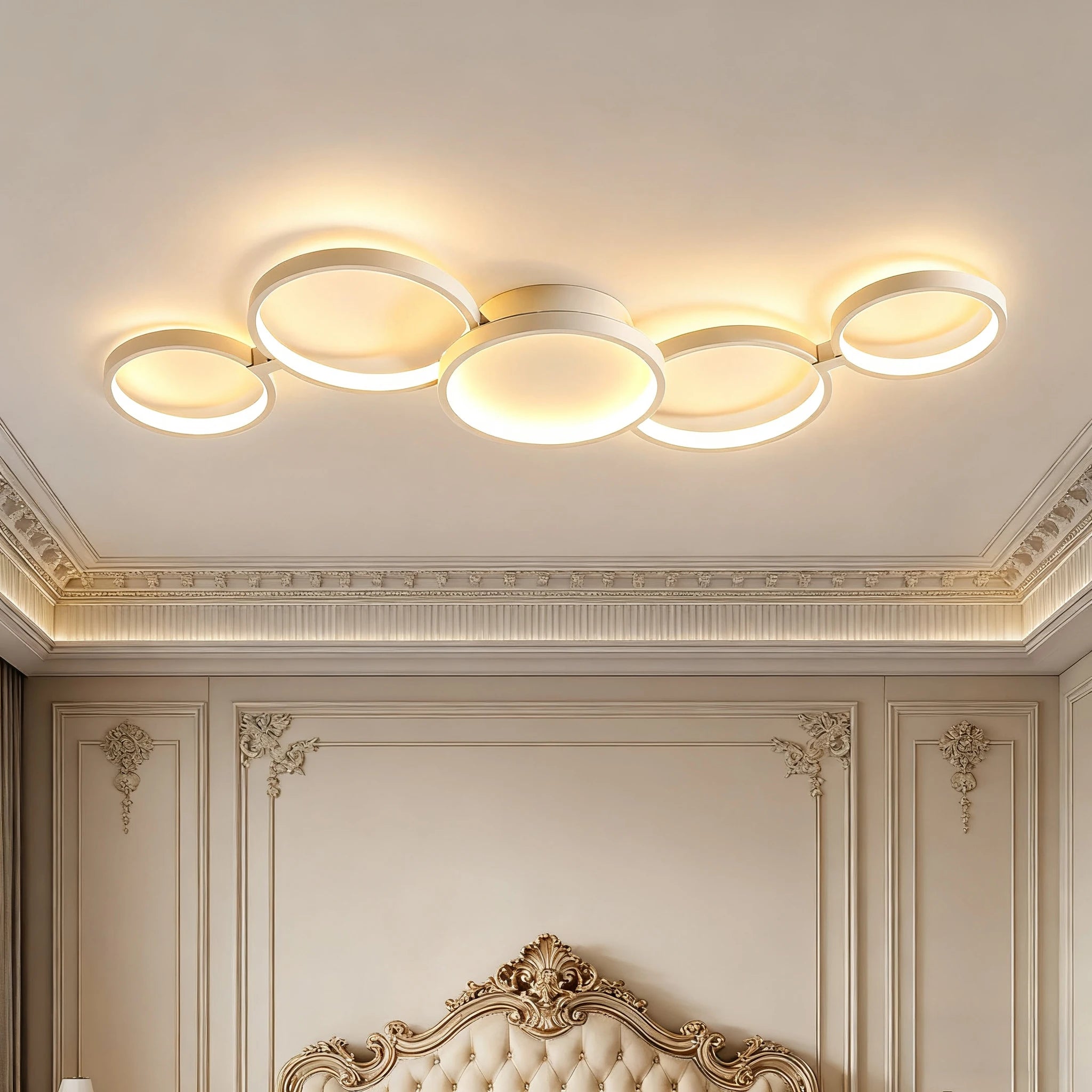 Led Ceiling Light 110V-220V 3 Colors App Bluetooth Dimming Modern Creativity Remote Control Living Room Bedroom Lamp