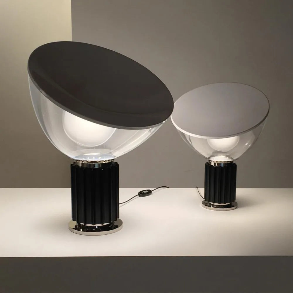 Italian Glass Led Table Light , Taccia Led Table Lamp , Creative Glass Bedside Table Lamps , Nordic Bedroom Table Lamp
